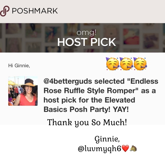 Endless Rose Ruffle Romper🎉HP🎉 - Picture 4 of 4